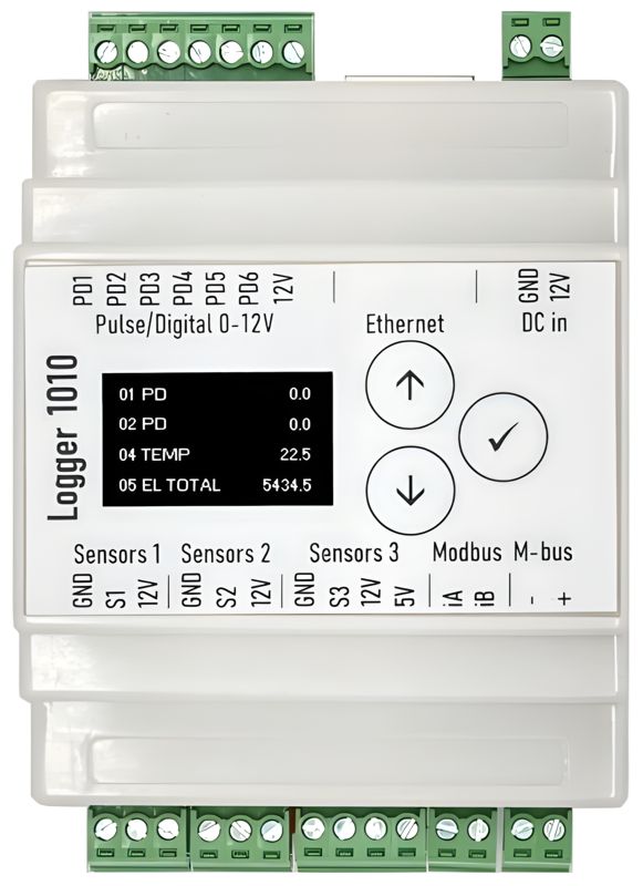 Denna bild visar Logger 1010 datalogger